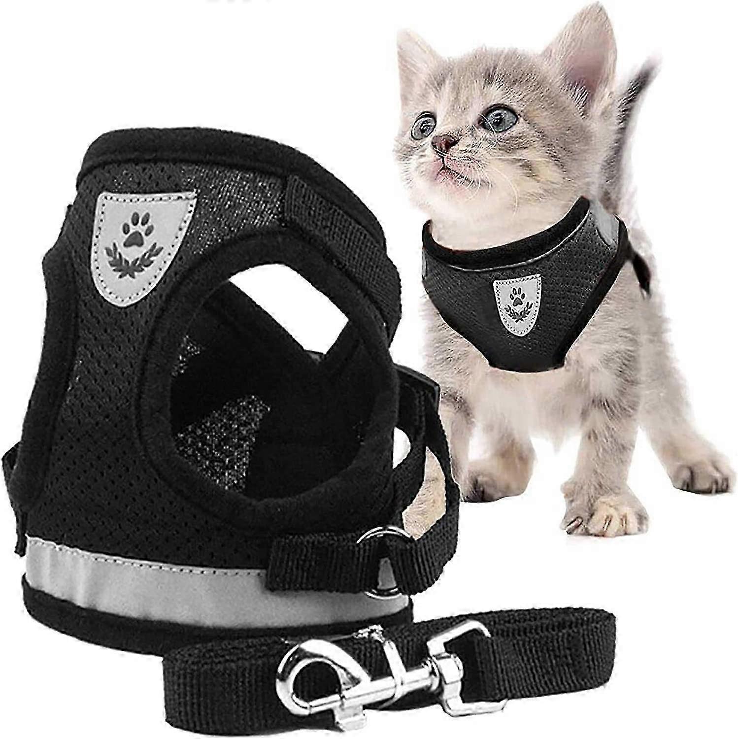 Reflective Cat Harness with Adjustable Vest