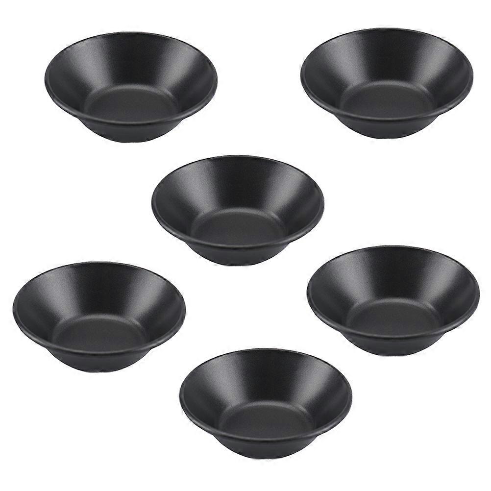 Pudding Cup Baking Mold Egg Tart Making Molds Daily Baking Families 8.5x8.5cm 6Pack