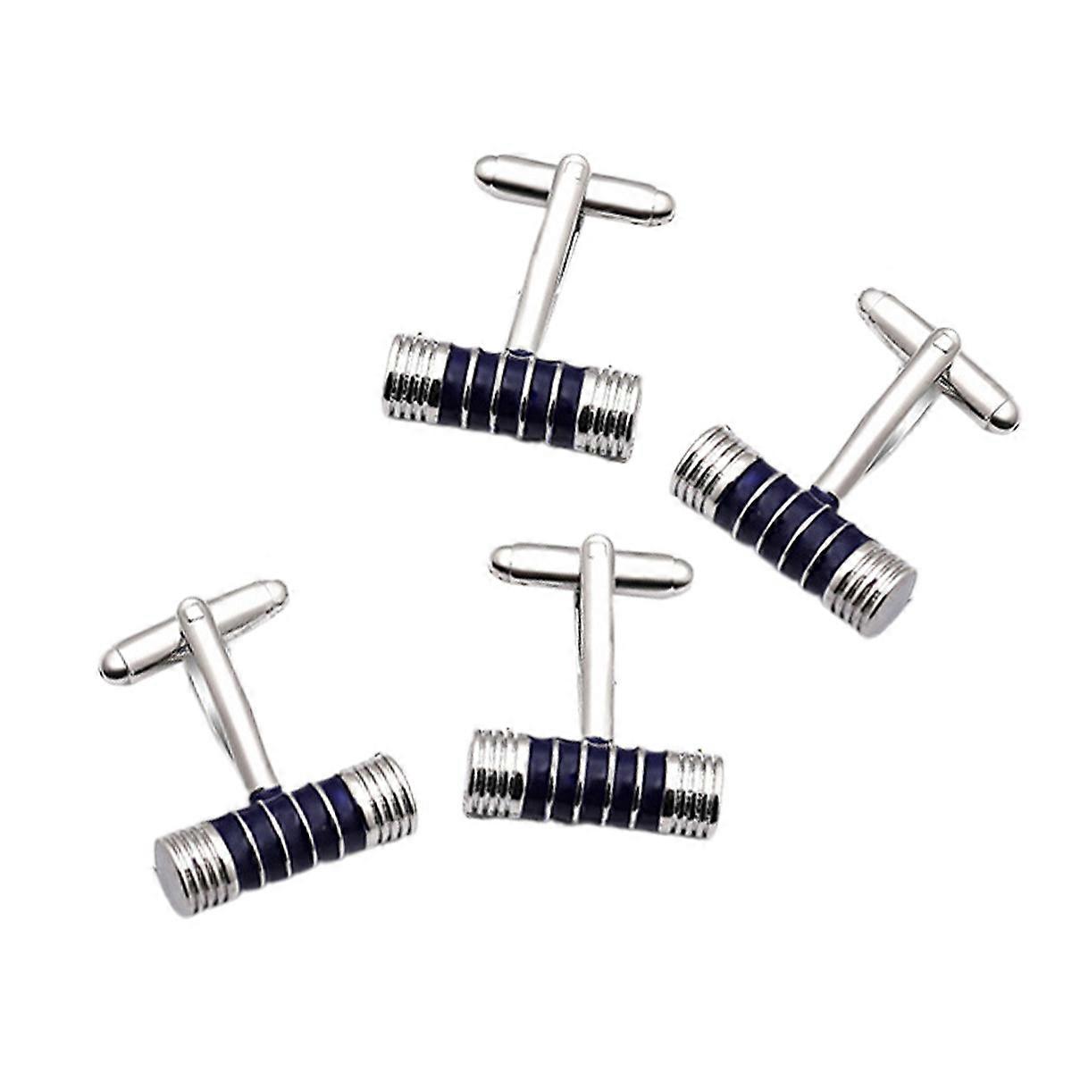 Cuff Links Dumbbell Design Special Occasions Men Women 1Pair