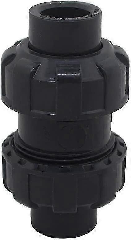 Ball check valve swimming pool check valve anti backflow PVC valve check valve (Inner diameter 32mm)