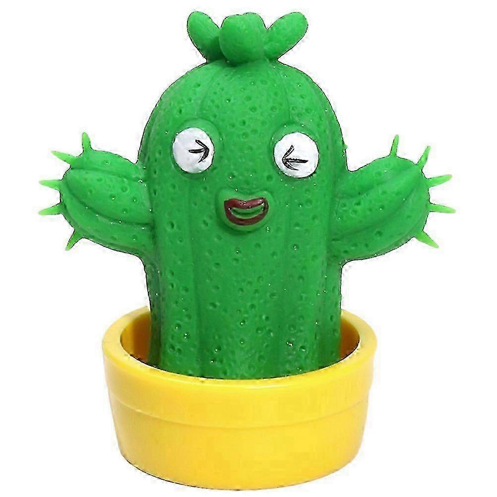 Cactus Shape Stretchy Toy Funny Cactus Shaped Decompression Toy Cactus Shape Squeeze Toy