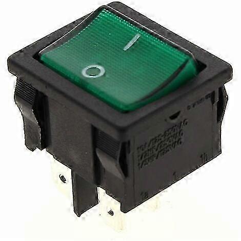 Luminous Two-Pole Switch, Green: Compatible with Certain Boilers - Home Automation