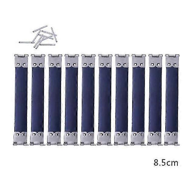15x Geldbörse oder Brillenetui Flexrahmen Interne Flexfederklemme Silber 8,5cm
