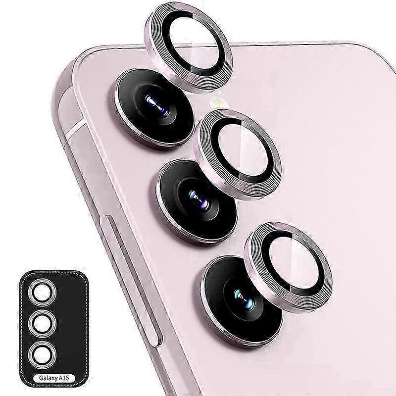 Type D Camera Lens Protector with Metal Ring for Galaxy A16 5G/A16 4G