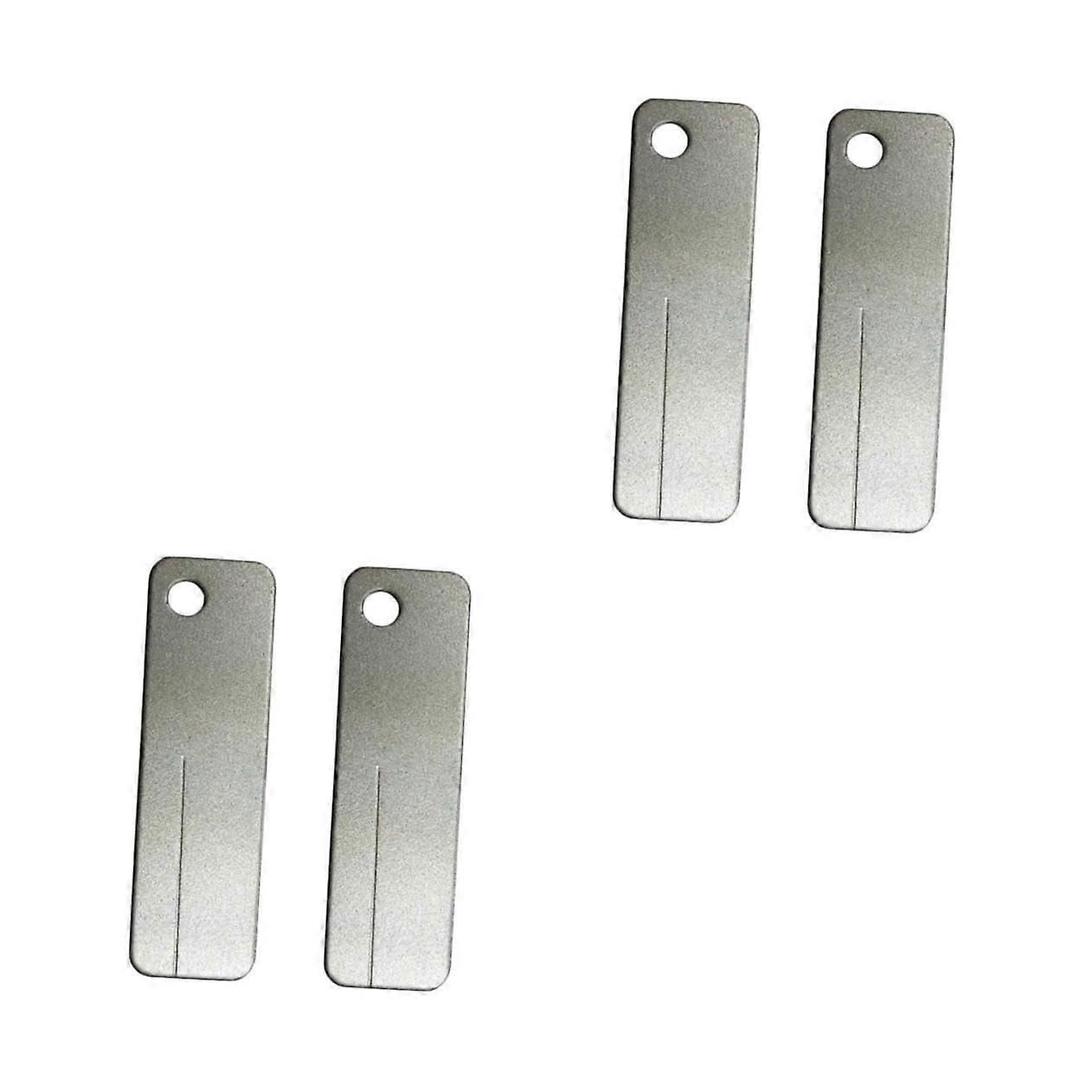 Diamond Sharpening Stone Set - Portable Wet Stone Tools for Home & Outdoor Use - Silver 2-Piece Grinding Stones