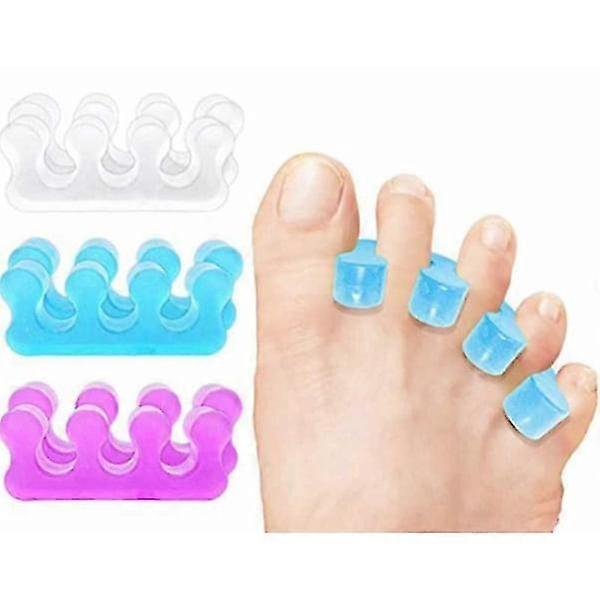 Toe Separator 2 Pcs in White for Hallux Valgus