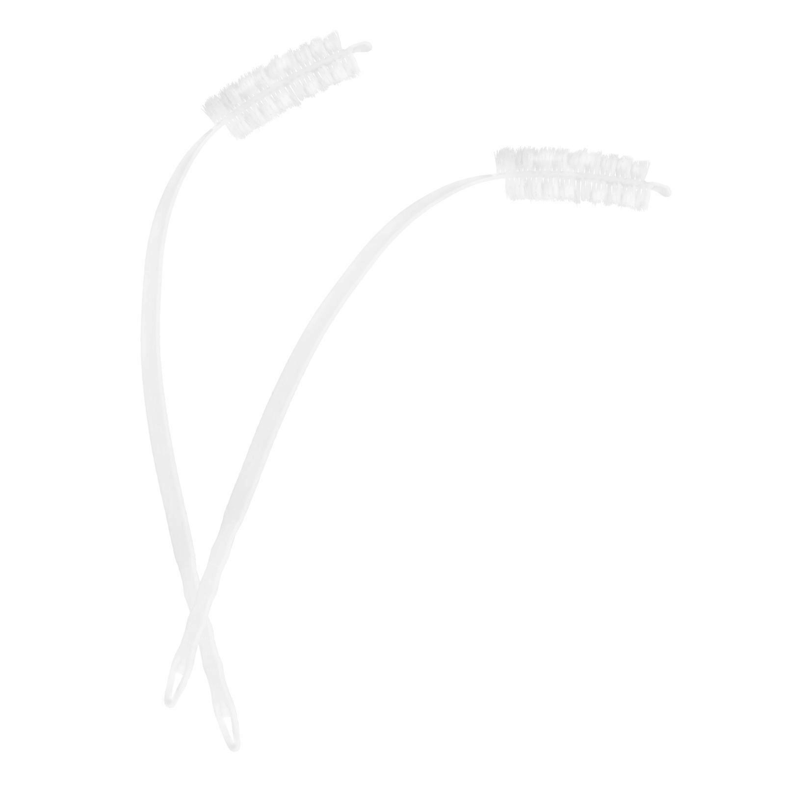 Washing Machine Cleaning Brush Set Long Flexible Drum Cleaner with Soft Bristles for Front Load Washers and Dryer Vents, Plastic Construction for