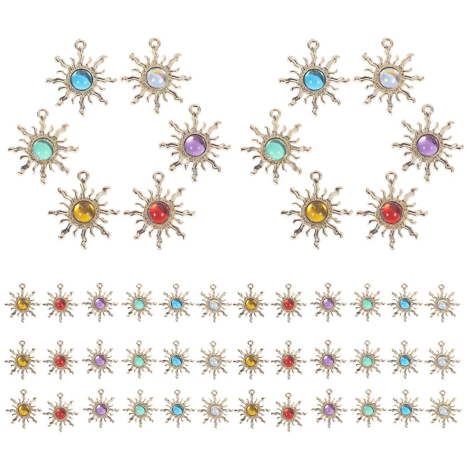 سحر تحت عنوان الأزهار سبائك الزنك DIY لوازم المجوهرات الزفاف 30 قطعة