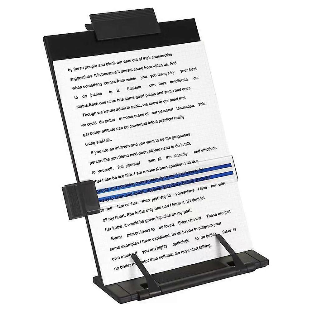 Desktop Document Holder Stand with 7 Adjustable Positions,File Organizer Management Copyholder for
