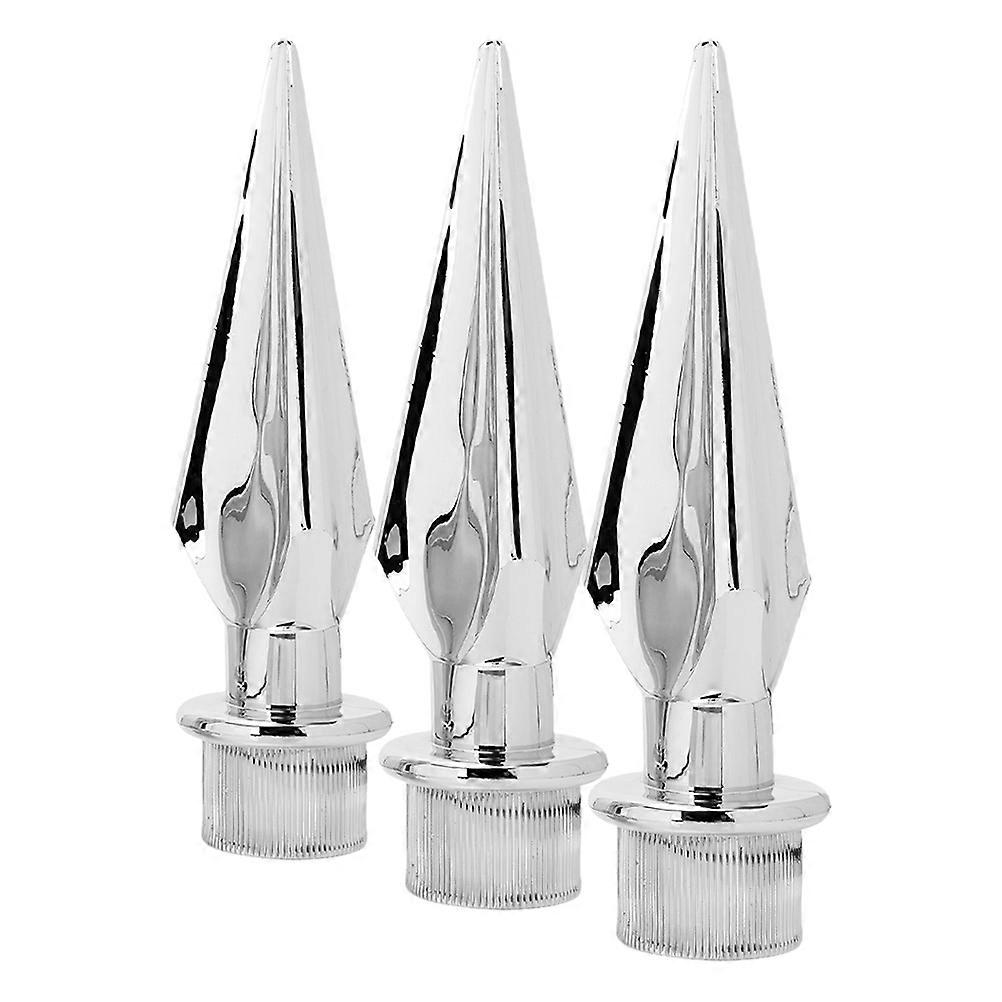 Replacement For Broken Flagpole Head Outdoor Ornament 3Pcs