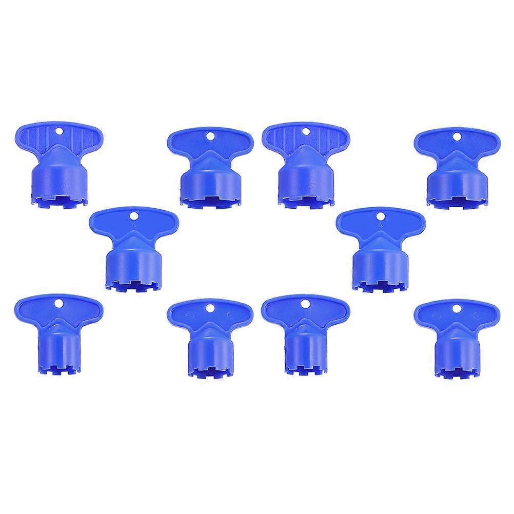 Recessed Aerator Keys Faucet Aerator Keys Bathroom Tap Aerator Key Fixing Low Flow Faucets Blue 10Pcs