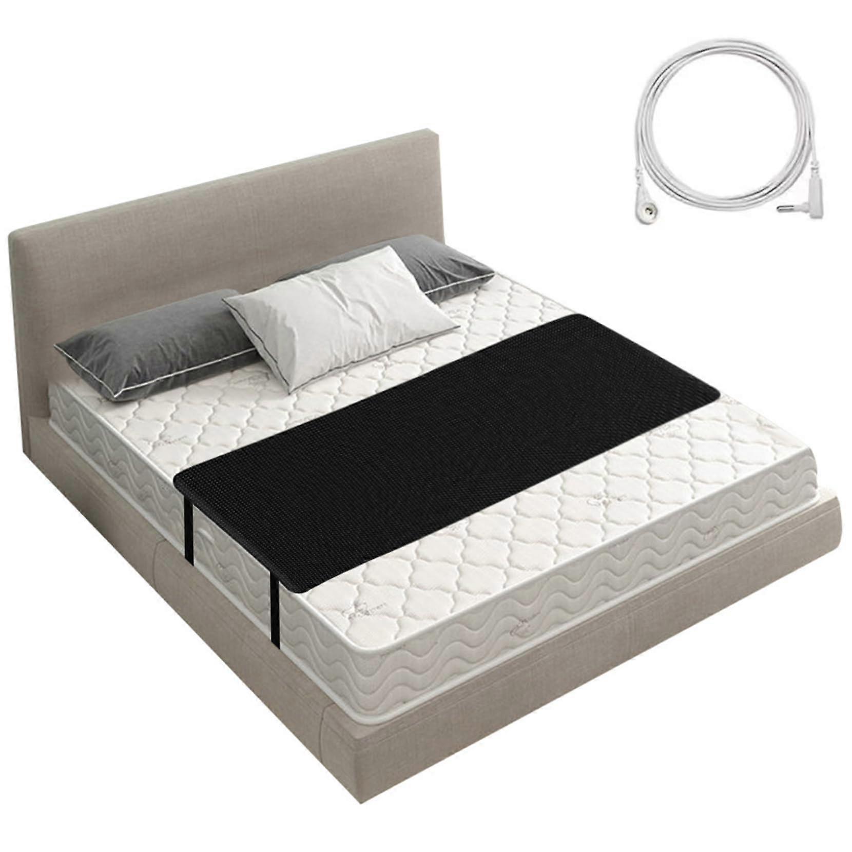 1 x grounding mat for bed, 27 x 52 inches, grounding sheets with 15foot wire