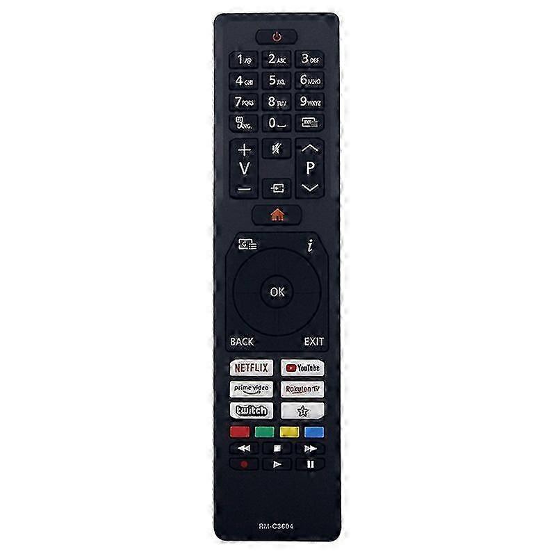 RM-C3604 For JVC Television Handheld Remote Controller Ergonomic Replacement Infrared Remote