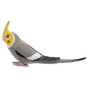 Modello realistico di pappagallo cacatua per la decorazione domestica figurina di uccello artificiale pappagallo scultura ornamento per la decorazione esterna simulazione uccello pappagallo giocattolo