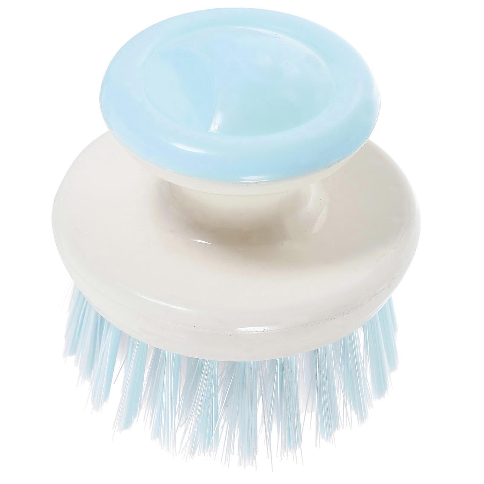 Dish Bowl Scrubbing Brush with Handle Sturdy Bristles for Pots, Pans, and Stubborn Stain Removal