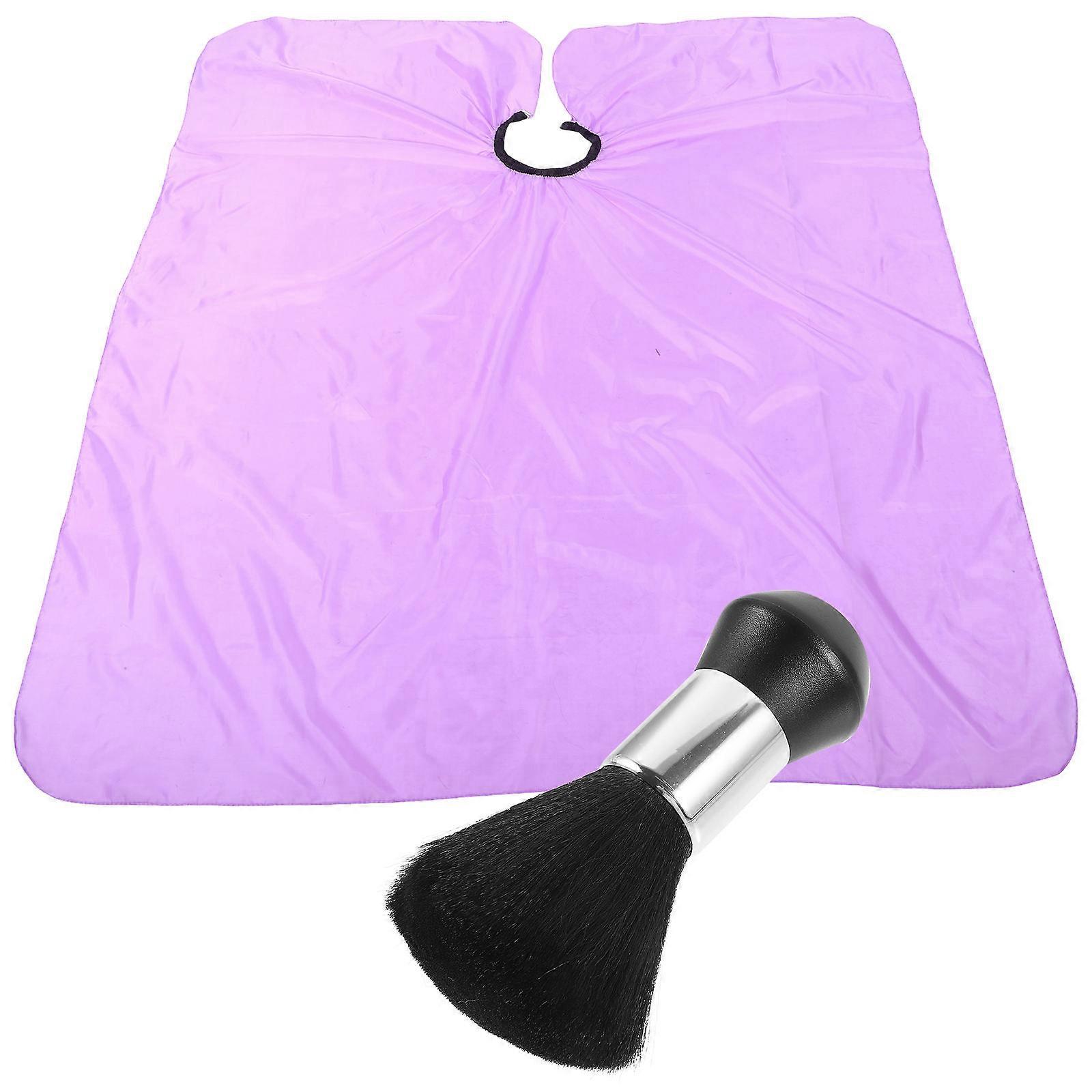 حلاق الرقبة منفضة فرشاة قص الشعر كيب نايلون 13.00X7.00X7.00CM صباغة الشعر بيرم فرشاة مقاومة للخدش 1 مجموعة