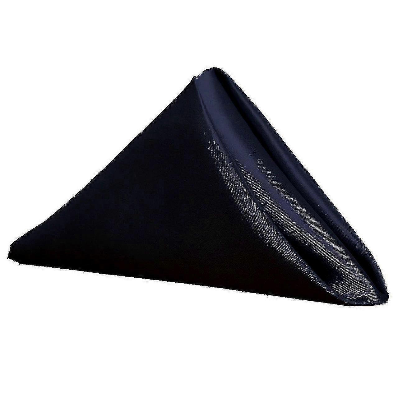 12pcs Square High-quality Polyester Cloth Napkins, Bi-fold, Edging Napkins