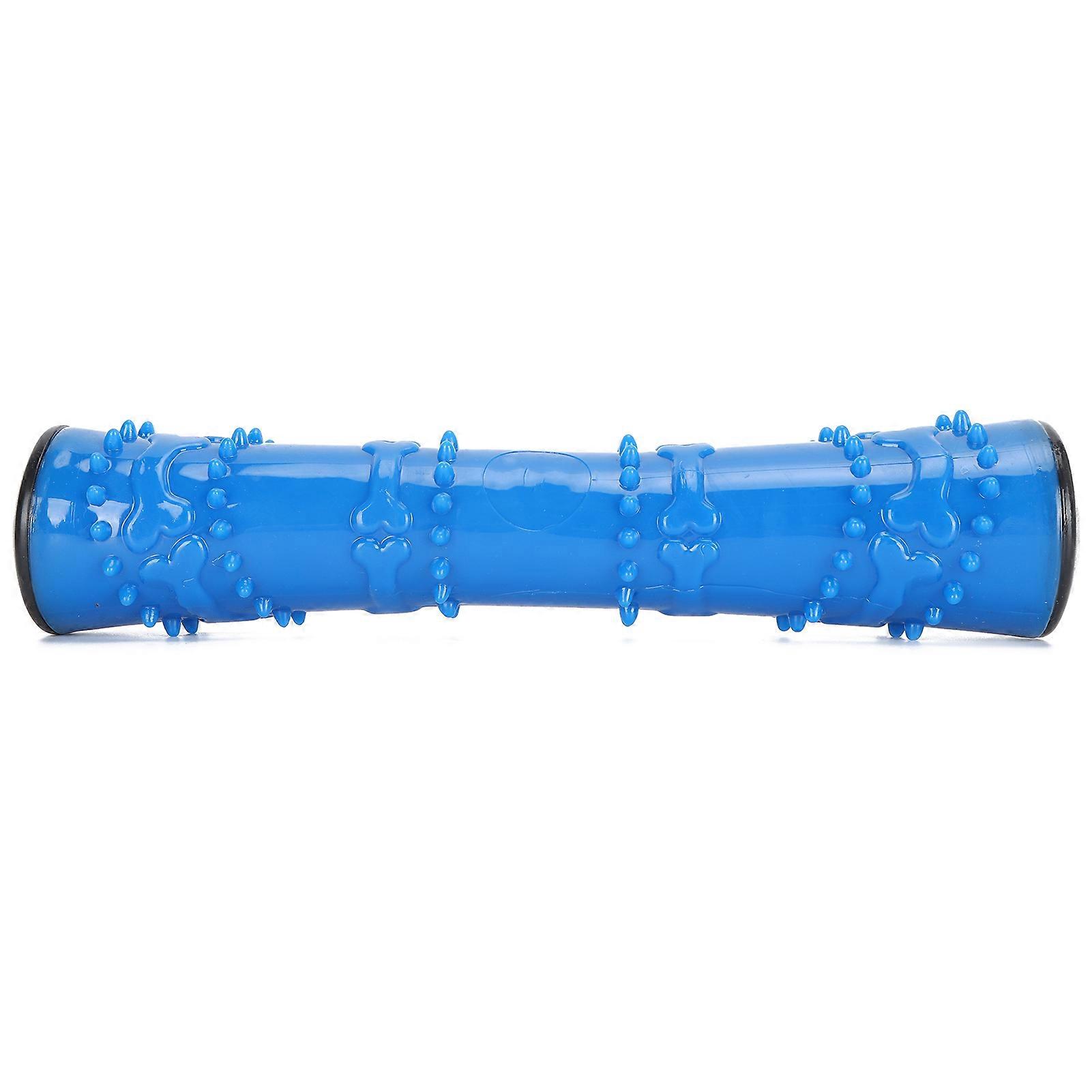 TPR Dog Chew Toy Teeth Cleaning Stick with Sound Pet Interactive Molar Playing Toy