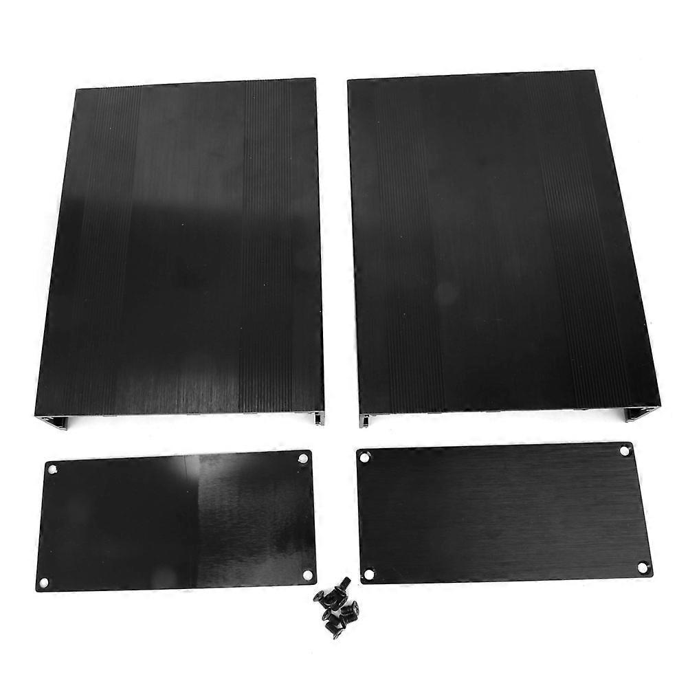 Split Type Aluminum Cooling Case Enclosure Electronic Box for Amplifier GPS (200mm)