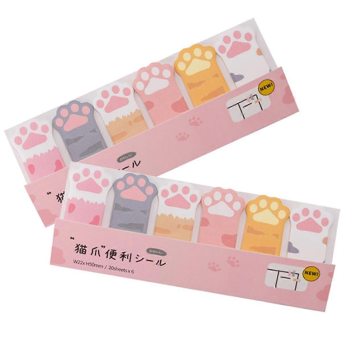 Sticky Notes Decorative Notepads Self Adhesive Page Markers Portable Small Notebooks For Students School Books