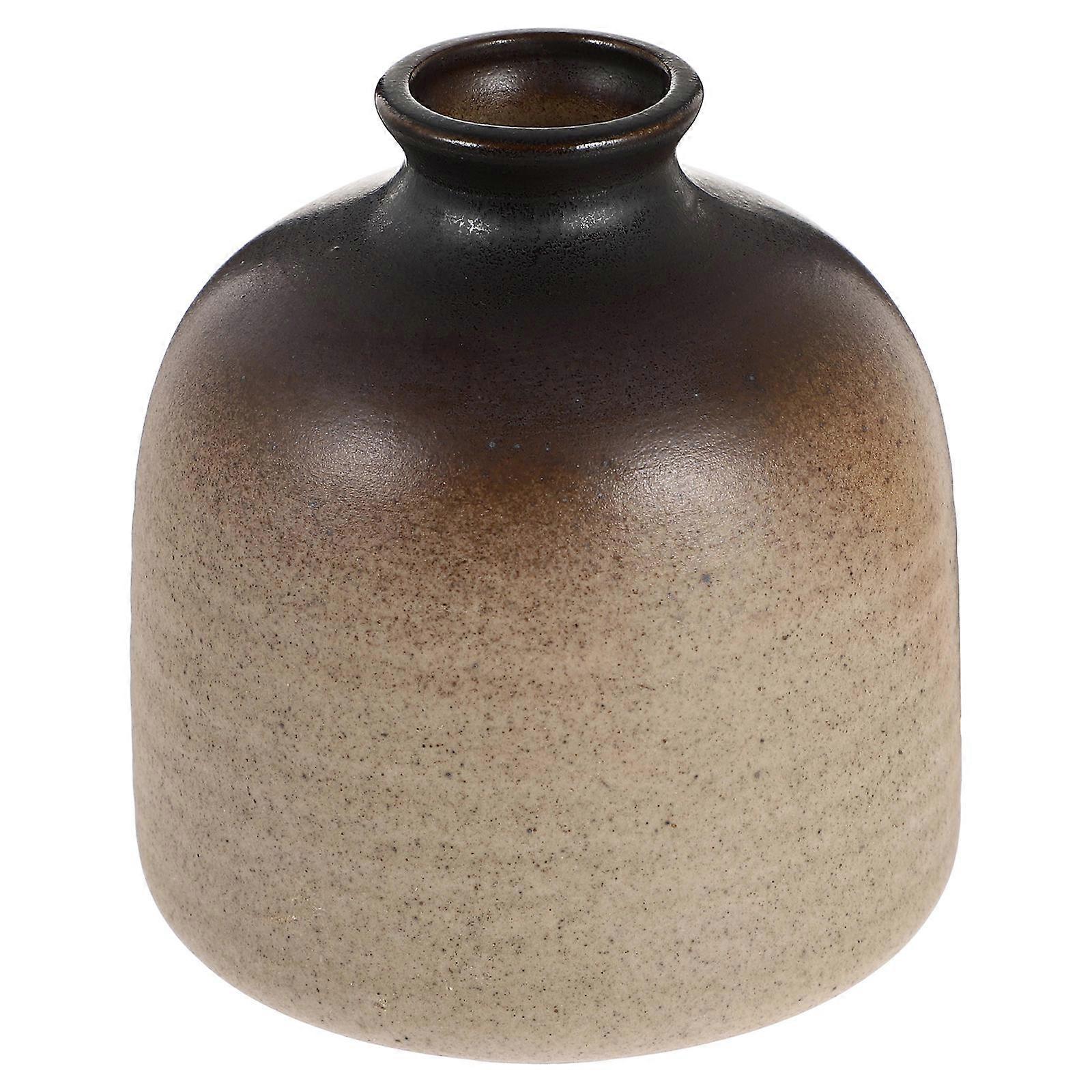 Creative Ceramic Mini Vase for Simple Style Desktop Decor – Elegant Plant Container for Home Garden Flowers – Unique Adornment