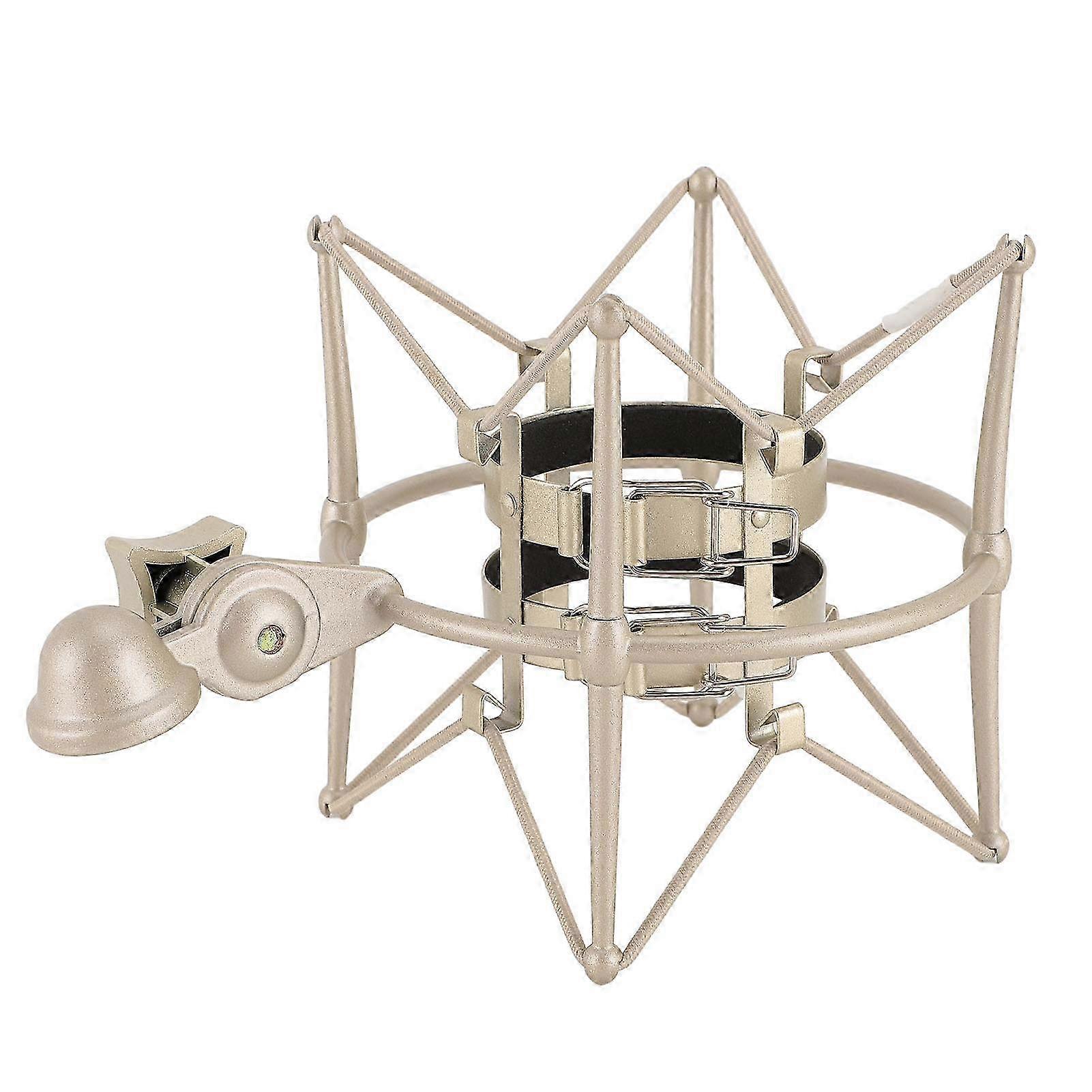 High Isolation Shock Mount Microphone Clip Holder - 60MM Anti-Vibration Mic Stand for Enhanced Sound Quality