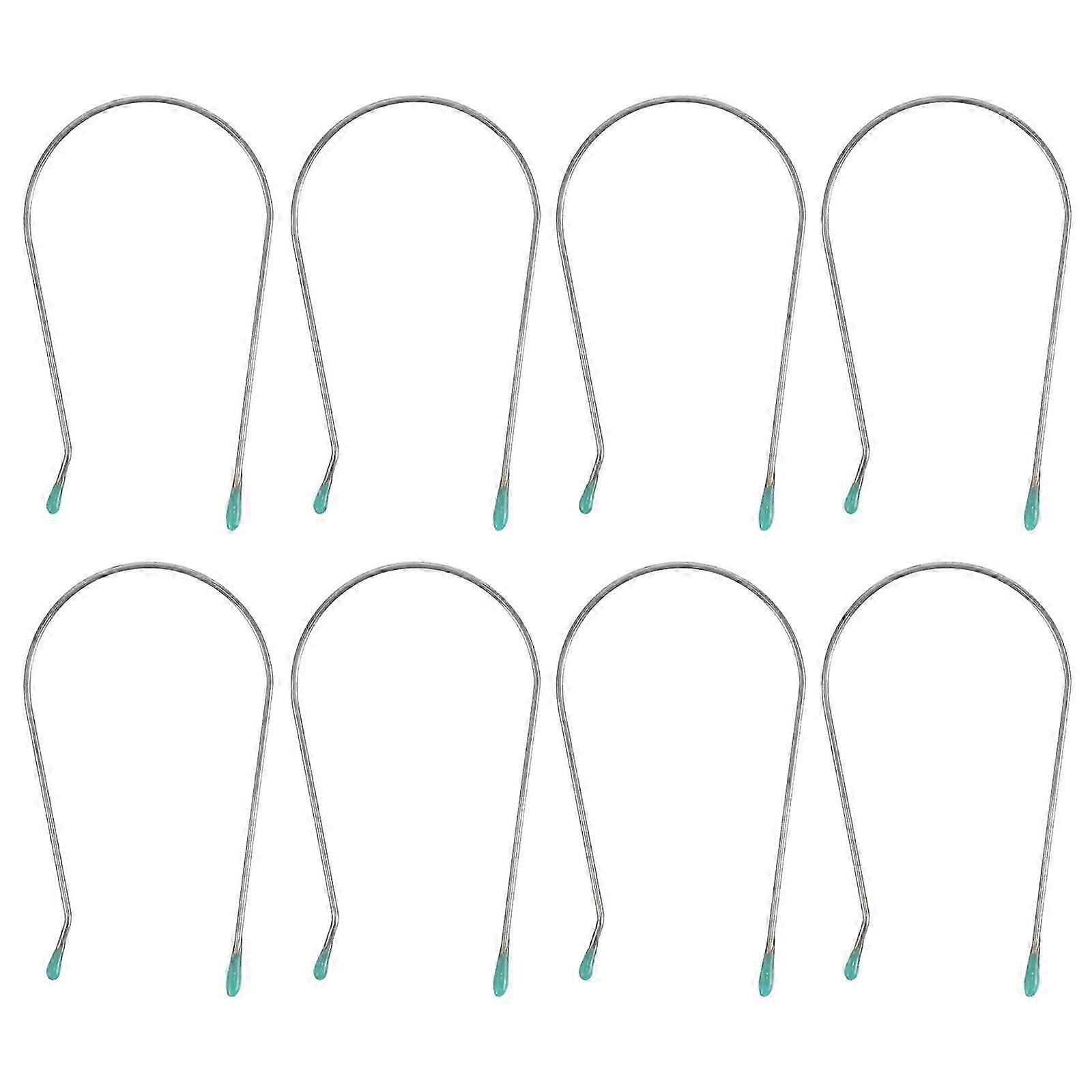 8pcs Electric Heating Curling Clips Roller Replacement Clips Fixed Clips U-shaped Hair Curler Hot Roller Clips