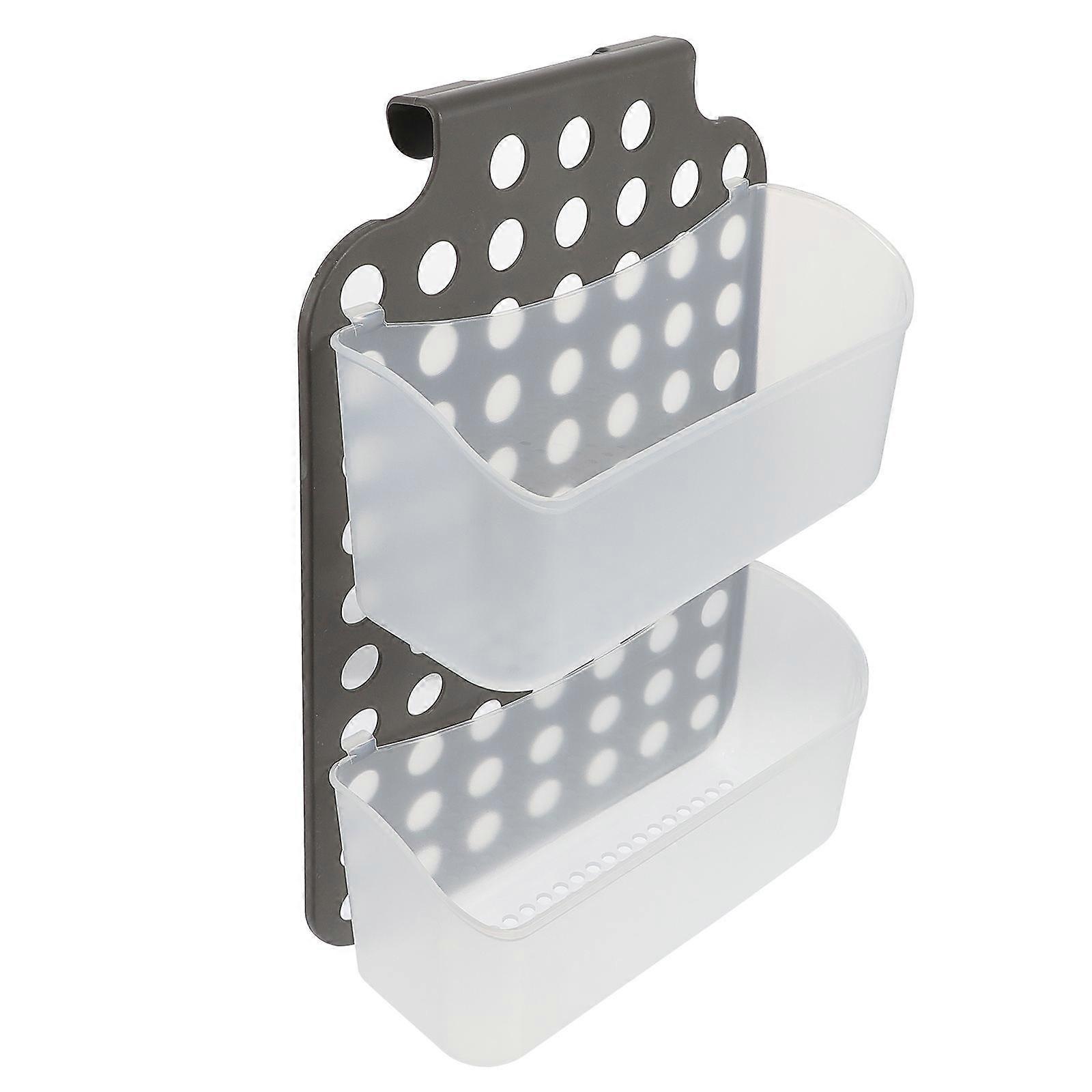 1PC Versatile Bathroom Hanging Basket Innovative Drain Storage Solution