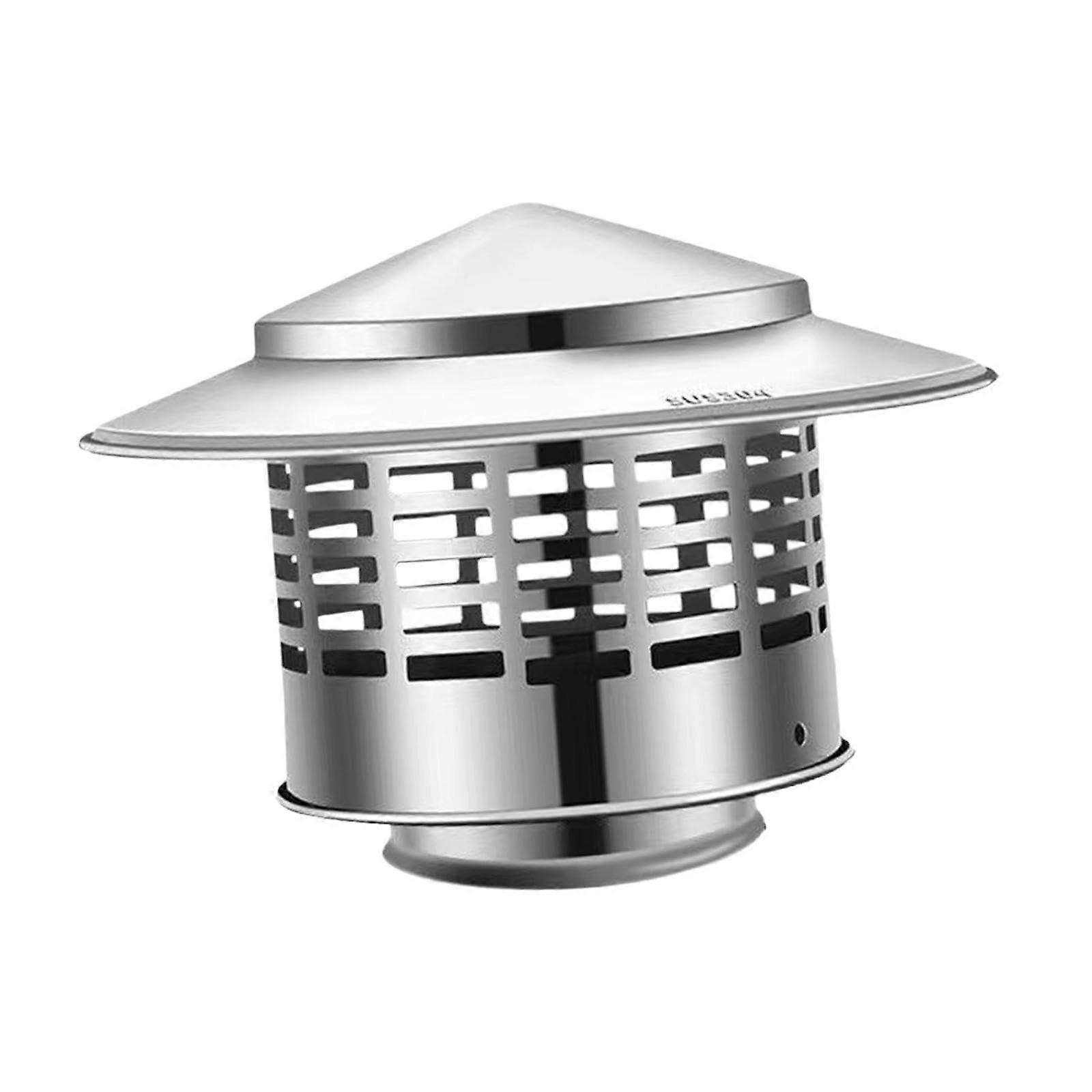 Chapeau de cheminée, couvercle de cheminée avec écran, couvercle de conduit d’évacuation, pare-pluie de toit, extérieur, maison, conduits de fumée, maison, hiver, style A