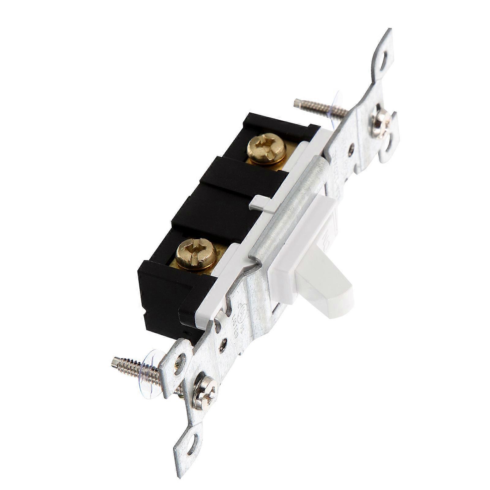Wall Switch With Socket Contractors Self-Grounding Clip Quick Push-In Wiring 1Pack