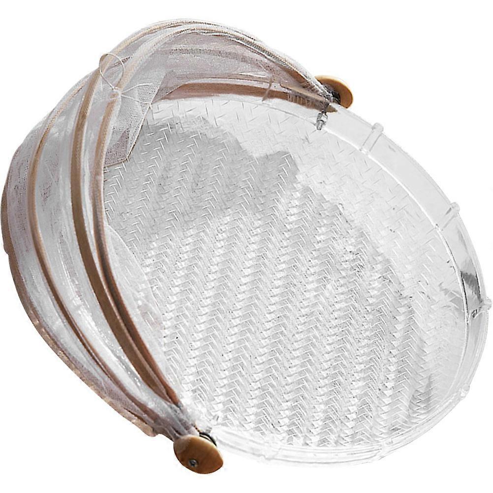Household Basket With Gauze Hood For Drying Vegetables Kitchen Utensils Holder Suitable For Housewives Campers 1Pcs