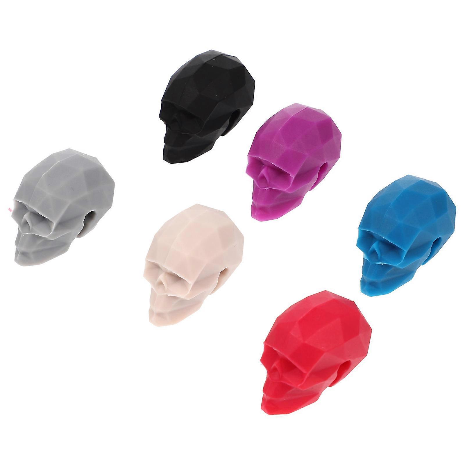 6pcs Silicone Cup Markers for Wine Glasses – Decorative Drink Identifiers for Parties, Family Gatherings, and Restaurants – Fun & Practical Glass