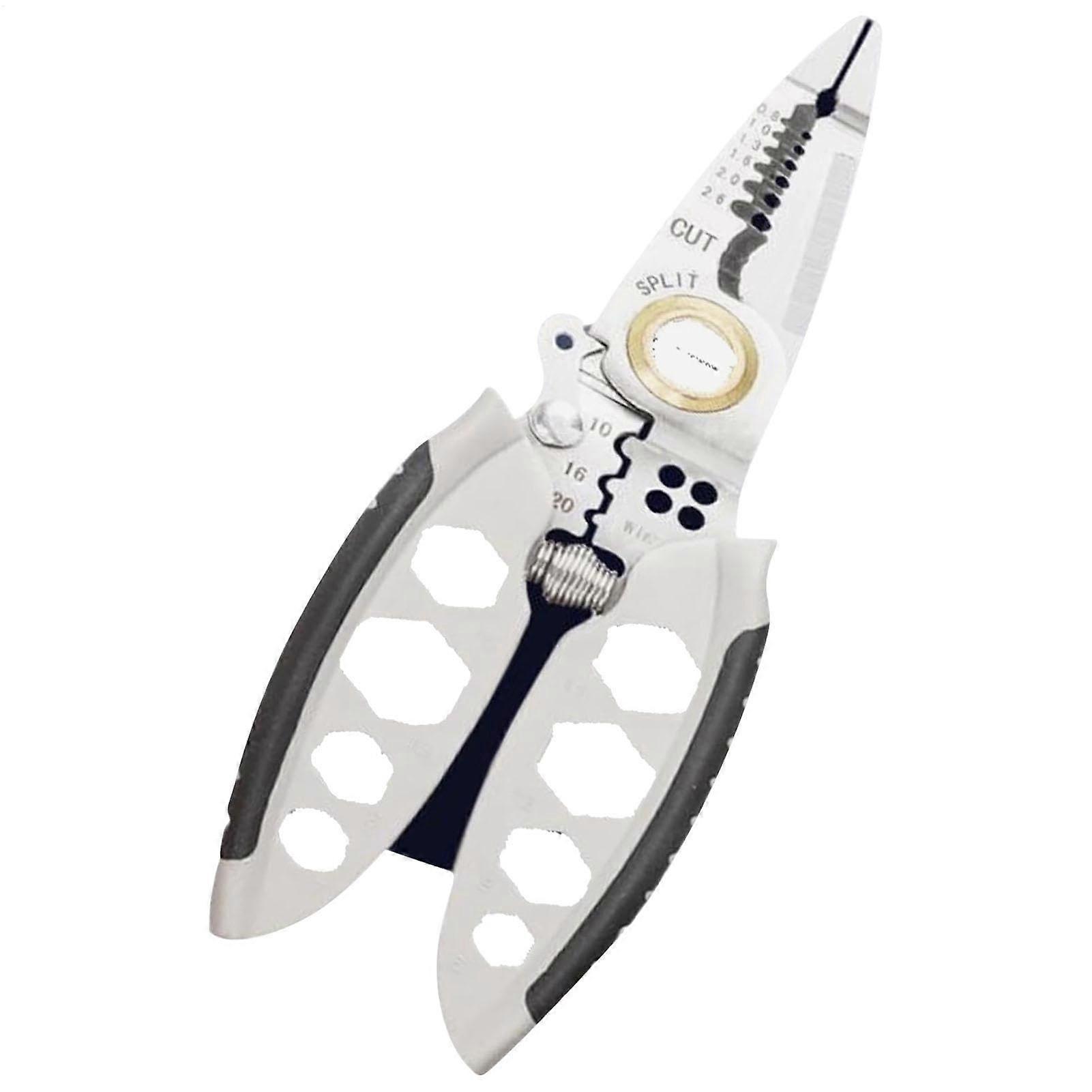 Absolutes Werkzeug Multi-Pliers with Cutting Edges, Precision Tweezers for Electrical Cable Cutting and Handling