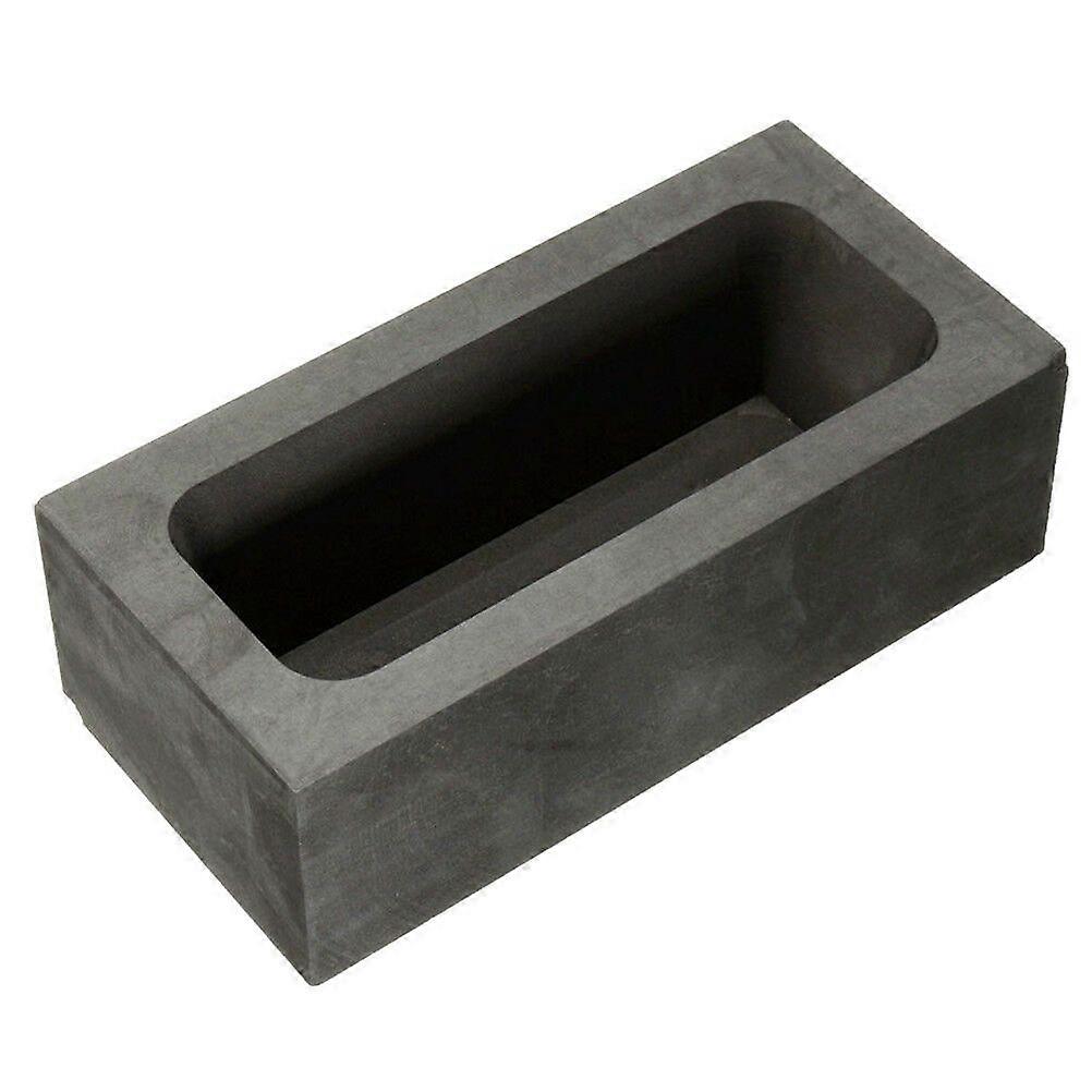 1pc Graphite Ingot Mold Melting Casting Mould for Gold Silver Non-ferrous Metal (Black 650G Outside Dimensions 85x45x30mm Inside Dimension 65x30x20mm)