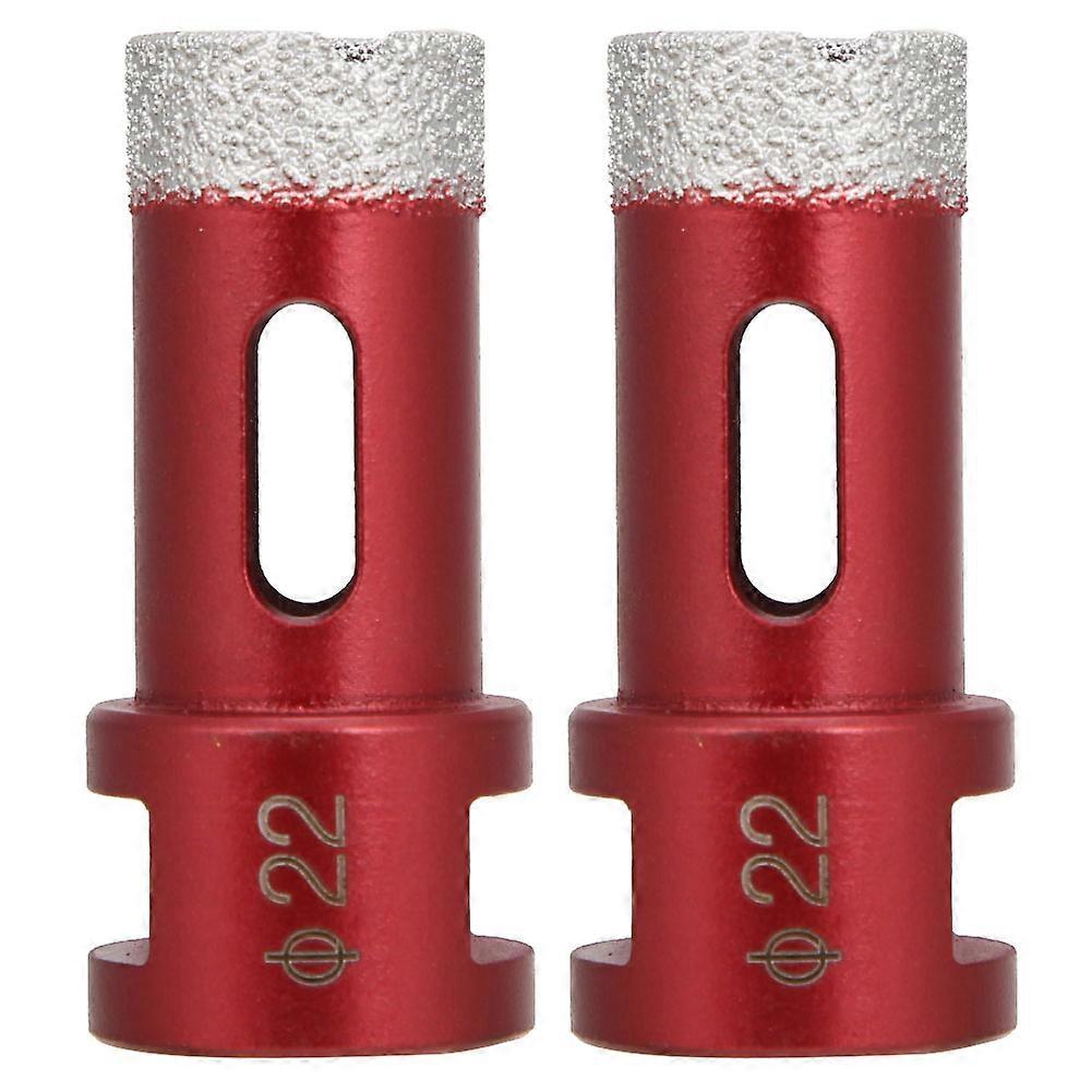 2Pcs Hole Saws Bits Diamond M14 Female Thread Angle Grinder Accessories for Marble22mm