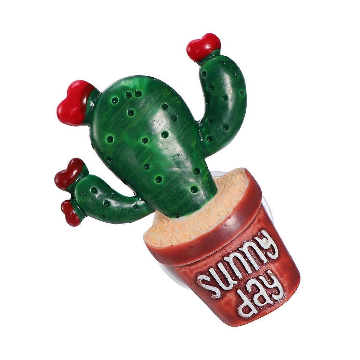 Car Air Freshener Cactus Decoration Resin Material for Car Use 5x3x2cm