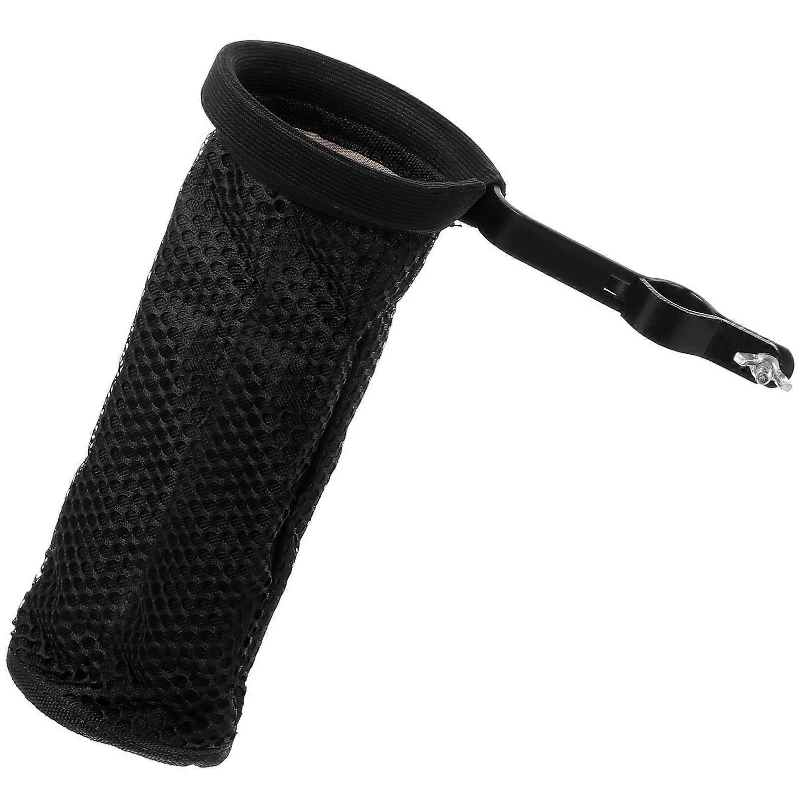 Portable Drumstick Bag Clamp, Oxford Cloth Drum Accessory for Cymbal & Music Stands, Easy Install Stick Holder for Drummers