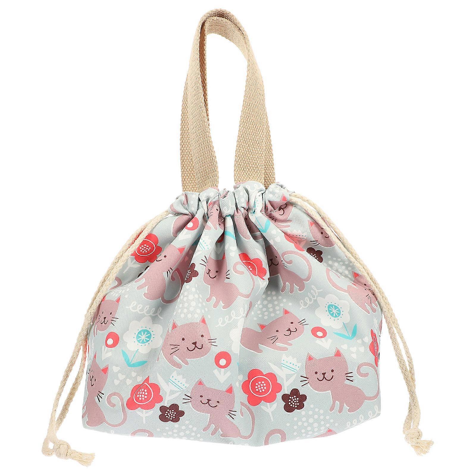 Waterproof Lunch Bag With Handle Design Sky- .9×7.9×5.1in For Daily Use 1Set