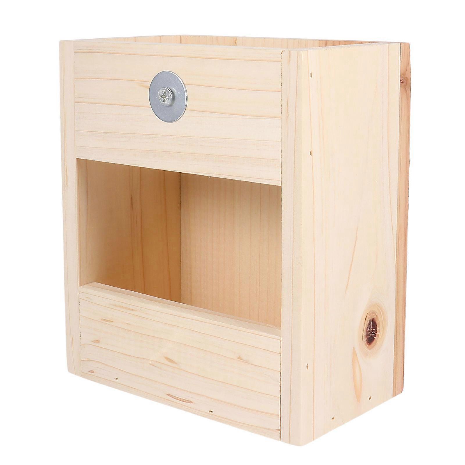 Wooden Rabbit Feeder Food Manger Rack for Grass HOLDER 1 Set