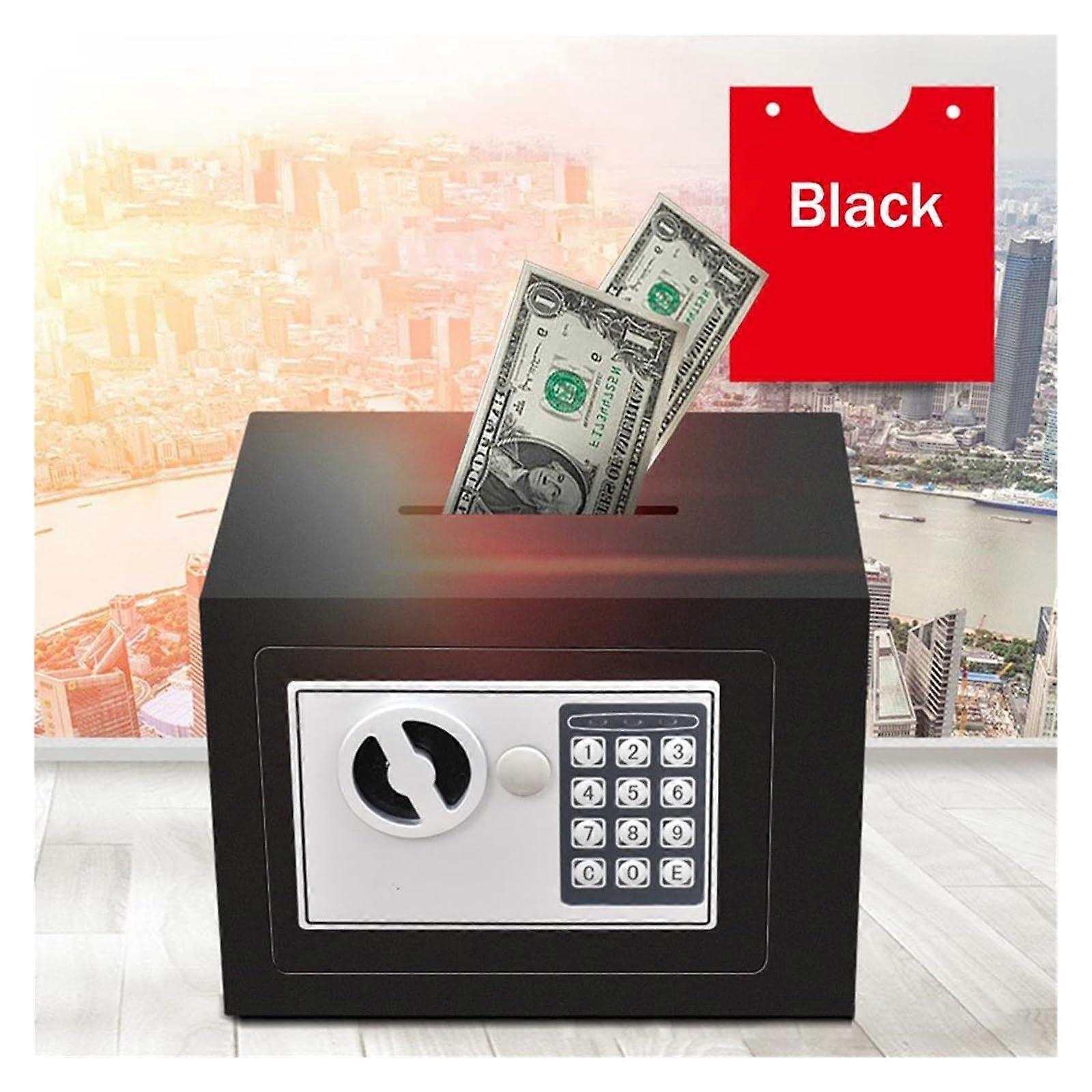 Mini Steel Safe Household Password Key Security Box for Valuables