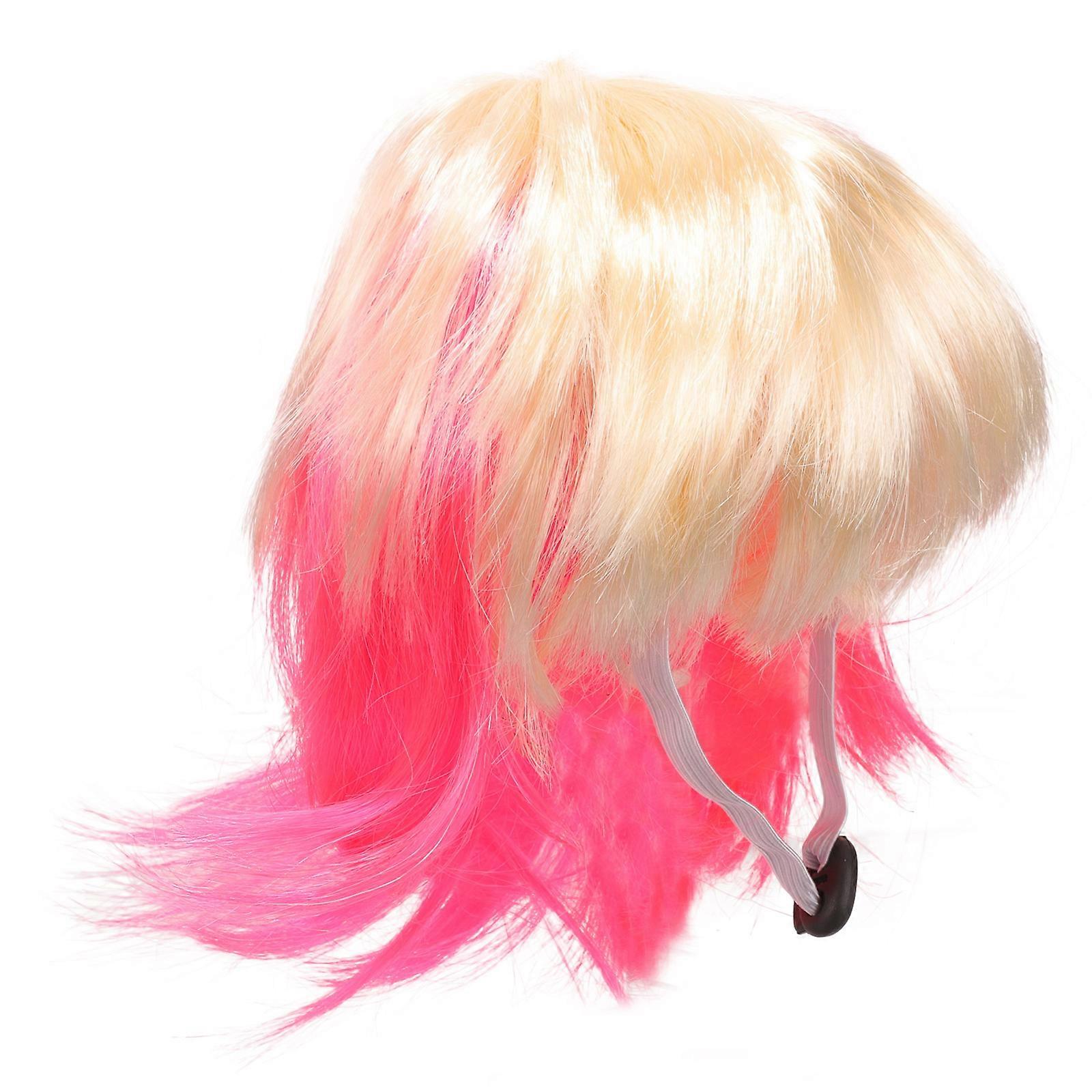 Assorted Color Dog Wig Made of Nylon Fiber for Pet Lightweight and Durable 6 Sizes Available