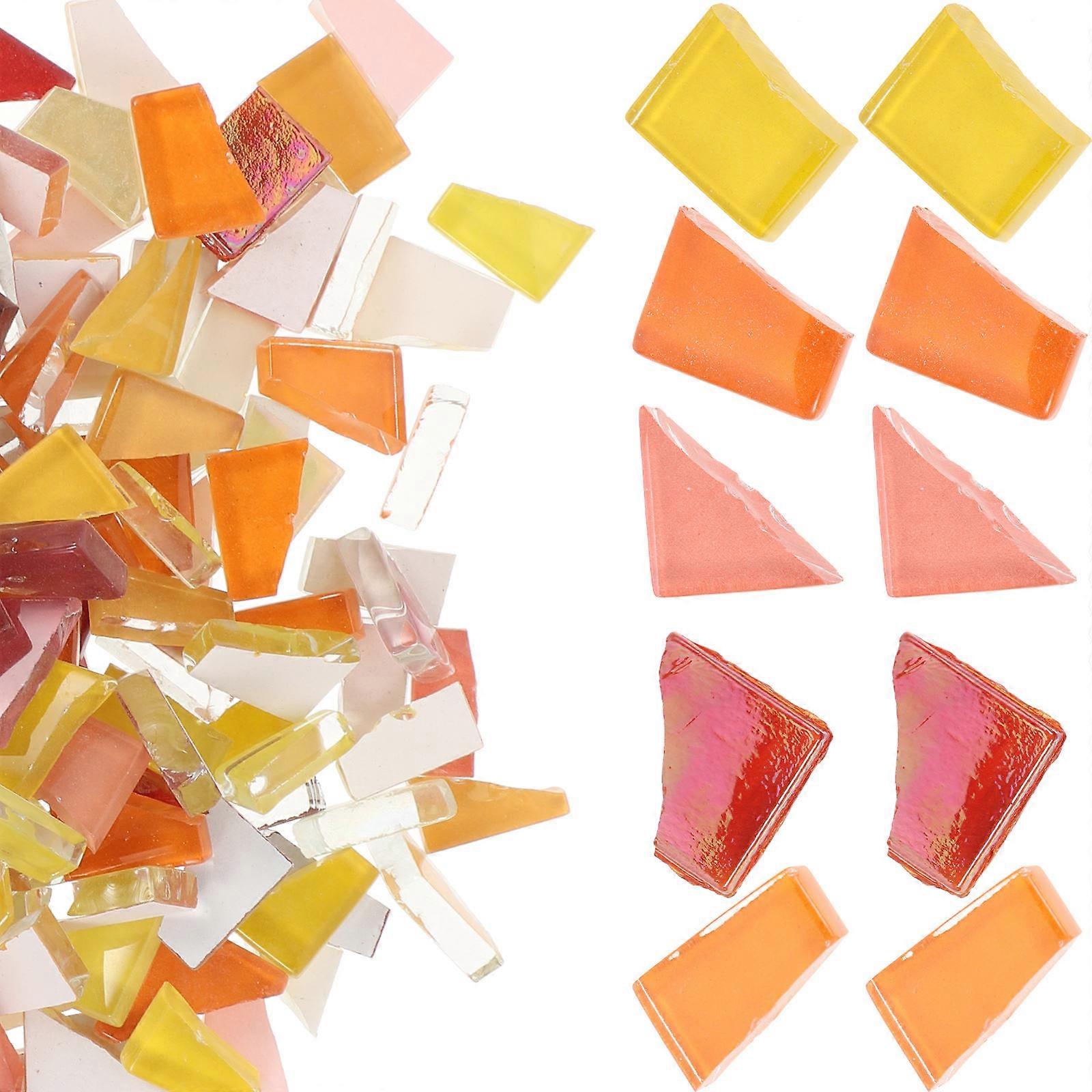 Glass Mosaic Tiles Irregular Shaped Pieces for Craft Projects Picture Frames Flowerpots Home Decoration