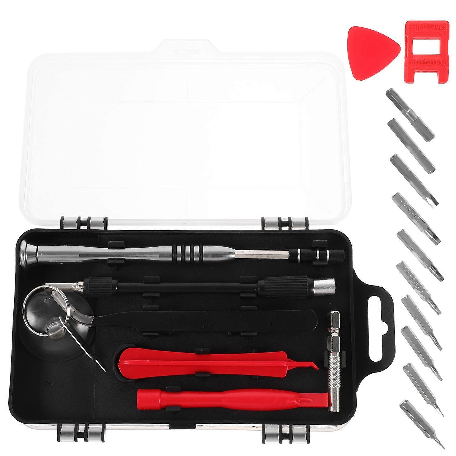 112 in 1 Magnetic Screwdriver Set for Mobile Phone Repair with Durable Alloy Steel Bits Black Color
