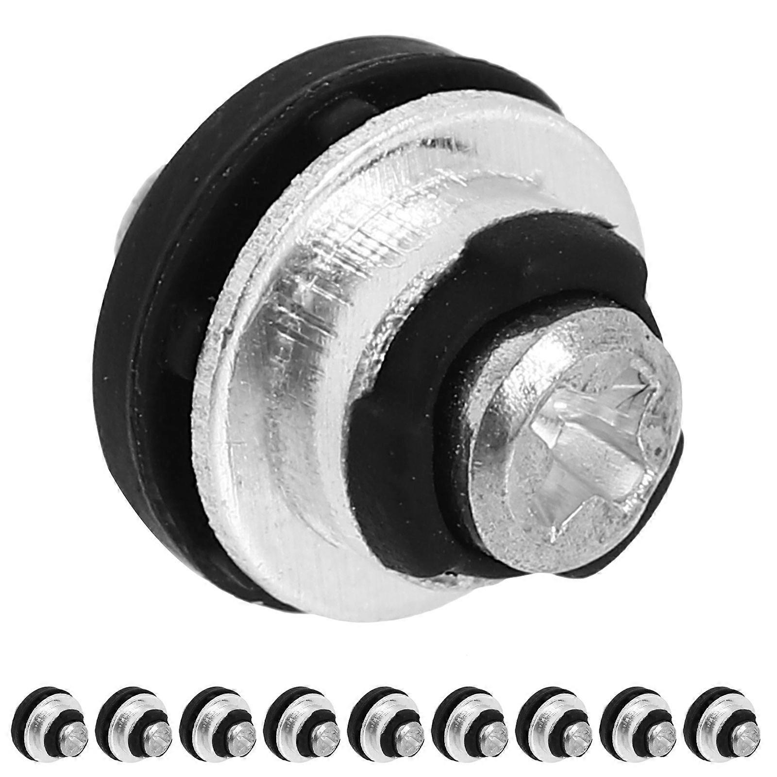 Mini Hard Drive Mounting Screws Kit – 10pcs Shock Absorbing Screws for Secure Computer Laptop Installation, Compact & Easy to Use