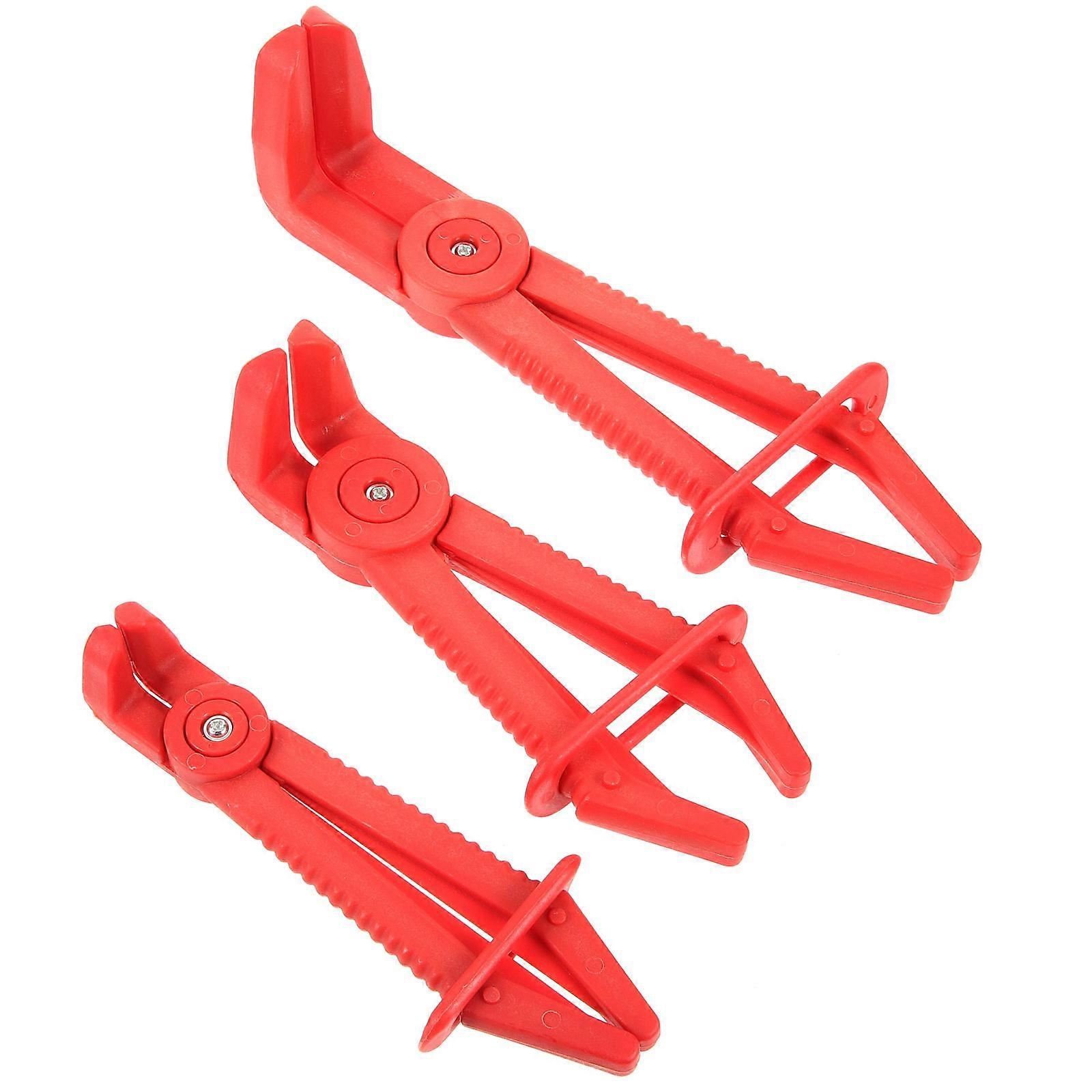 Hose Clamp Pliers Kits Hose Clamping Workshop Use Bent Tip 3Pcs For Mechanics