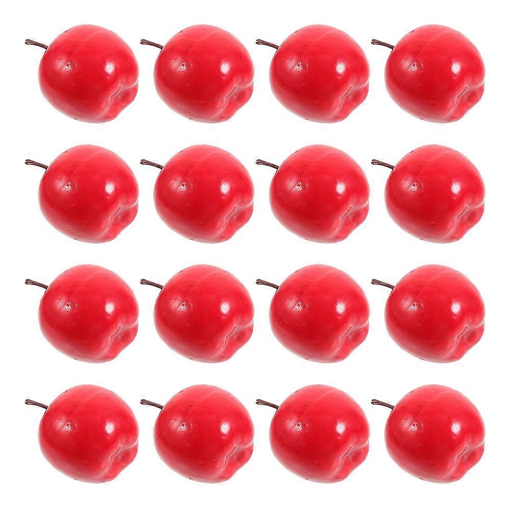 Realistic Artificial for Decoration Made of Foams Red Color and Sturdy Mini Model Props 30pcs
