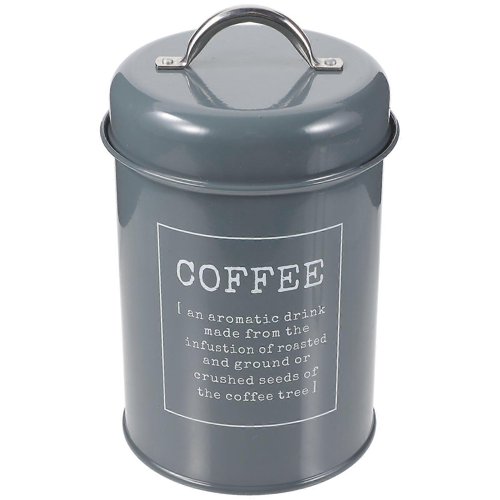 Food Containers With Lids Handled Kitchen Canister Kitchen Use Grey 18x10.5cm Airtight Storage 2Set