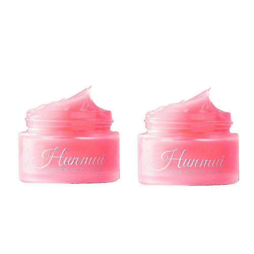 2 stks Hunmui Base Cream Make-up Primer Gel Concealer Make-up Primer Hydraterende Isolatie Primer Krimp Poriën Gezicht Schoonheid Make-up 30ml