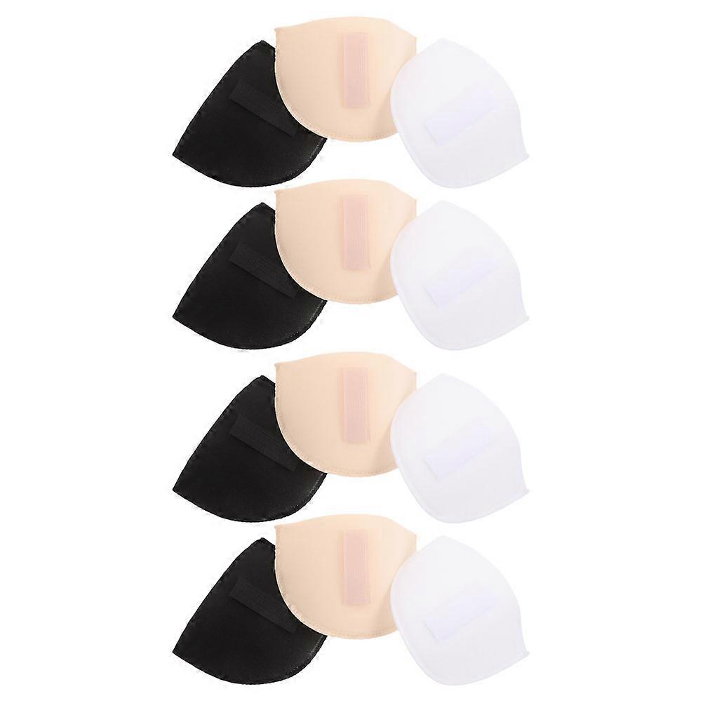 6 Pairs Shoulder Pads for Women – Removable Foam Inserts for Suits & Jackets, Enhanced Thickness, Slip Design for Business and Formal Wear