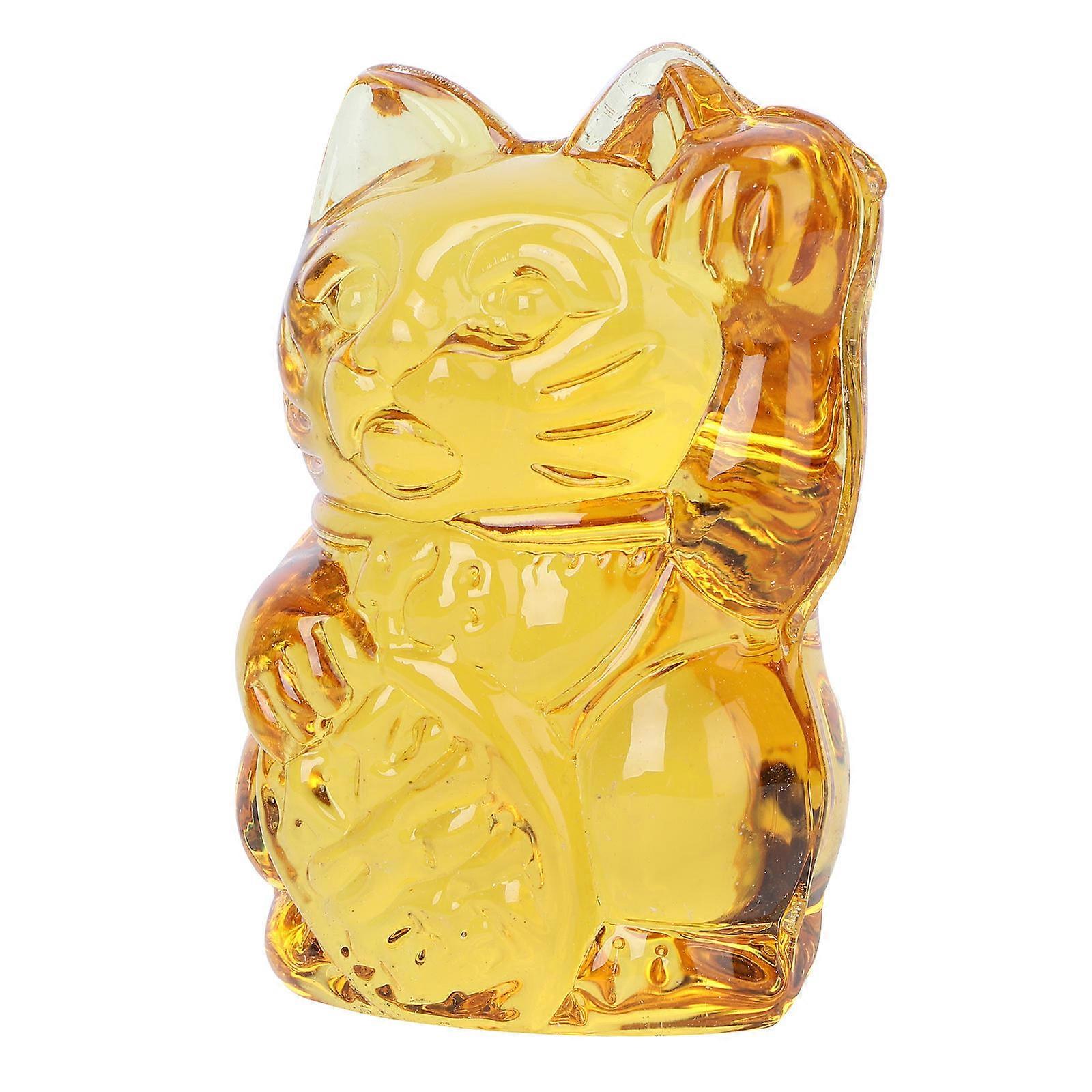 Decorative Cat Figurine Photo Prop Home Decor Item 7.5x5.5x5cm 1Set